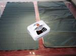 PVC+竹碳棉、遥控调温冷暖两用、单人空调床垫