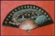 Black paper fan